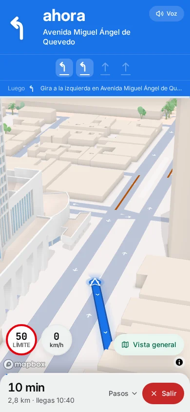 App de campo de waydot: Navegar y llegar