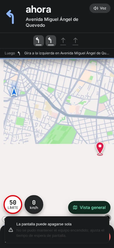 App de campo de waydot: Navegar y llegar